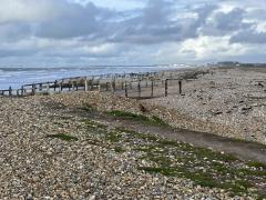 Turning inland to circumnavigate Broad Rife